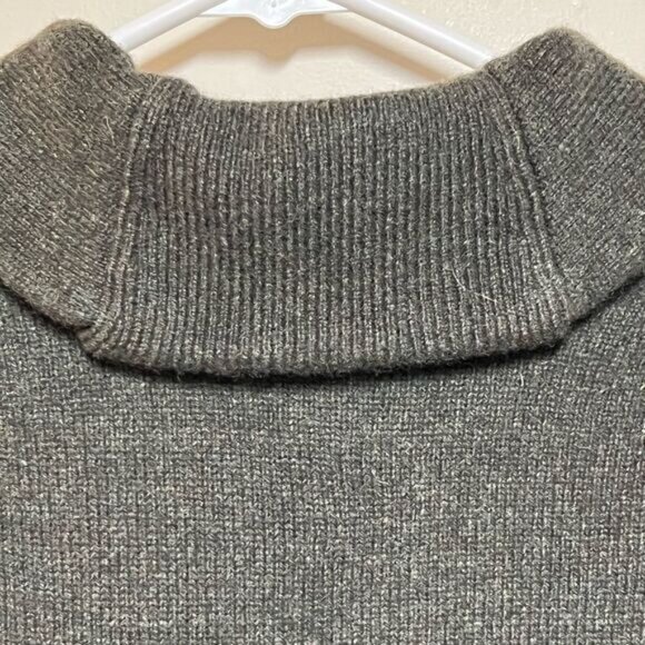 NWT Banana Republic Cozy Italian Olive Green Wool Sweater Mens L - Picture 4 of 6